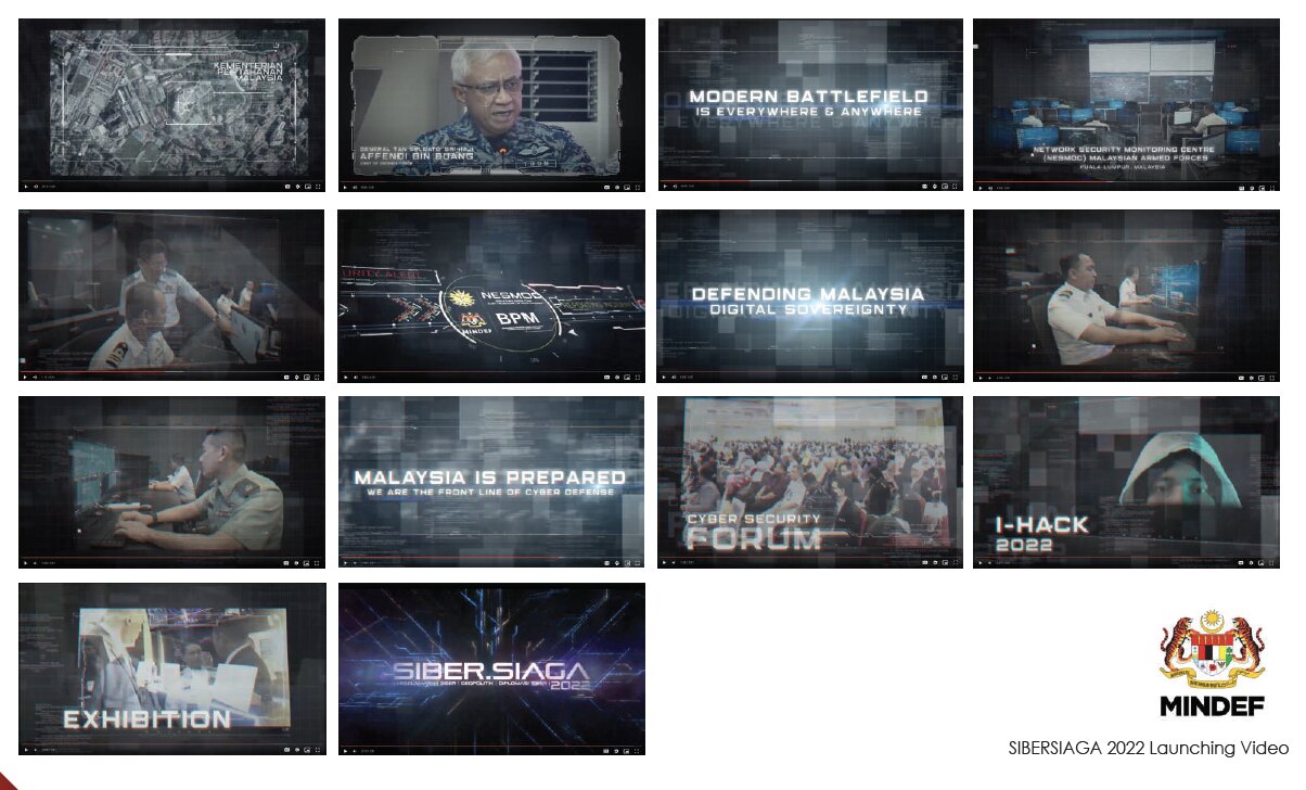 SIBERSIAGA 2022 launch film for Kementerian Pertahanan Malaysia
