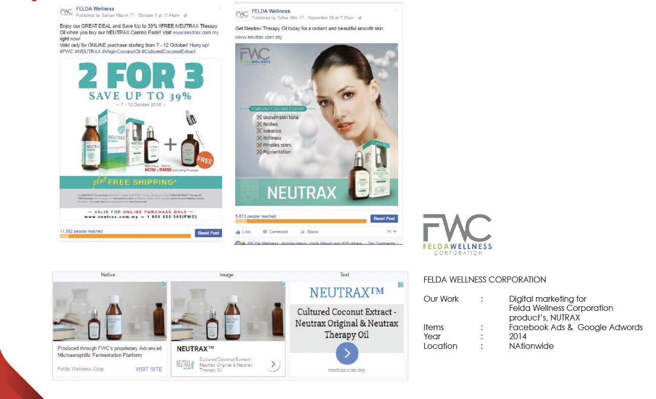 NUTRAX for Felda Wellness Corporation