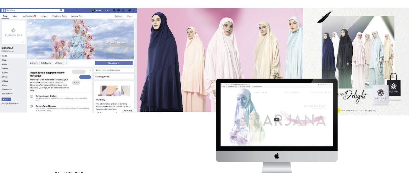 Arjana Blancheur Premium Telekung for Blancheur